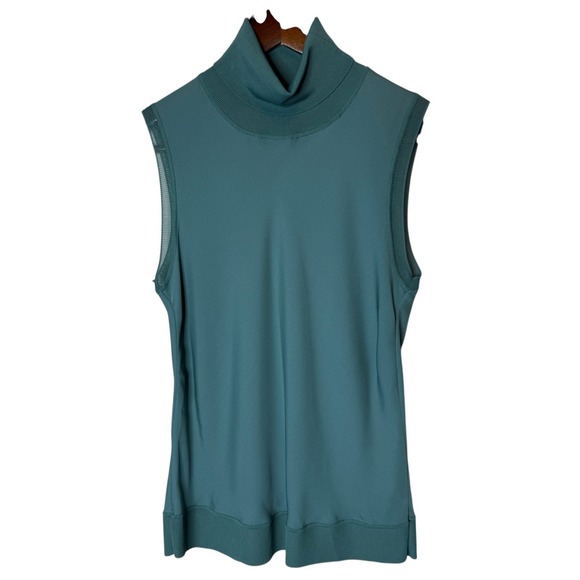 Theory Silk Bias Turtleneck Sleeveless Top size P / XS - Picture 2 of 6